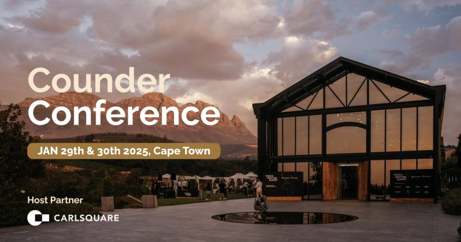 Counder Conference 2025 set for Cape Town on January 29-31, focusing on building trusted connections between top investors in Africa and worldwide
