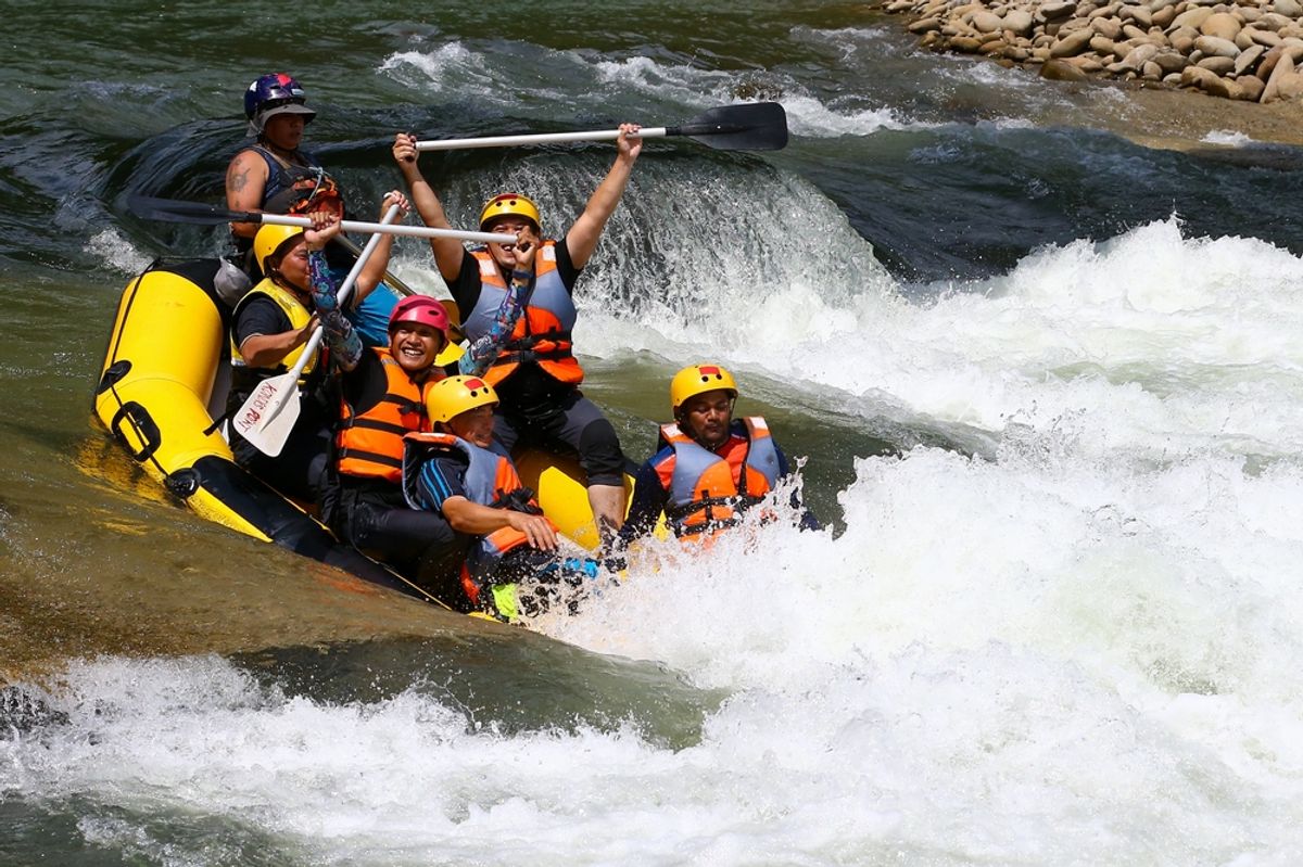 White Water Rafting on the Hvítá River
