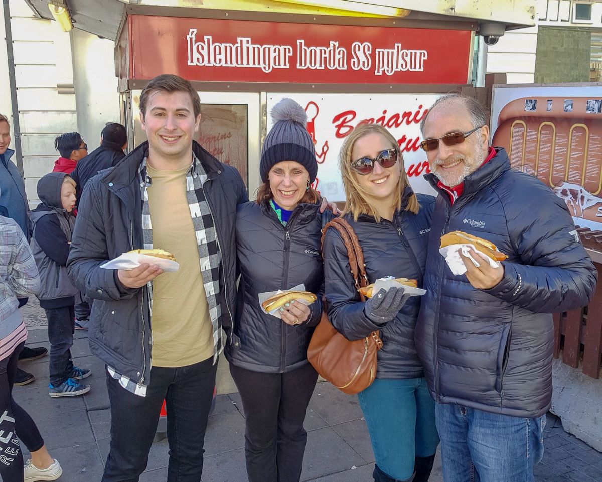 An Icelandic hot dog stand