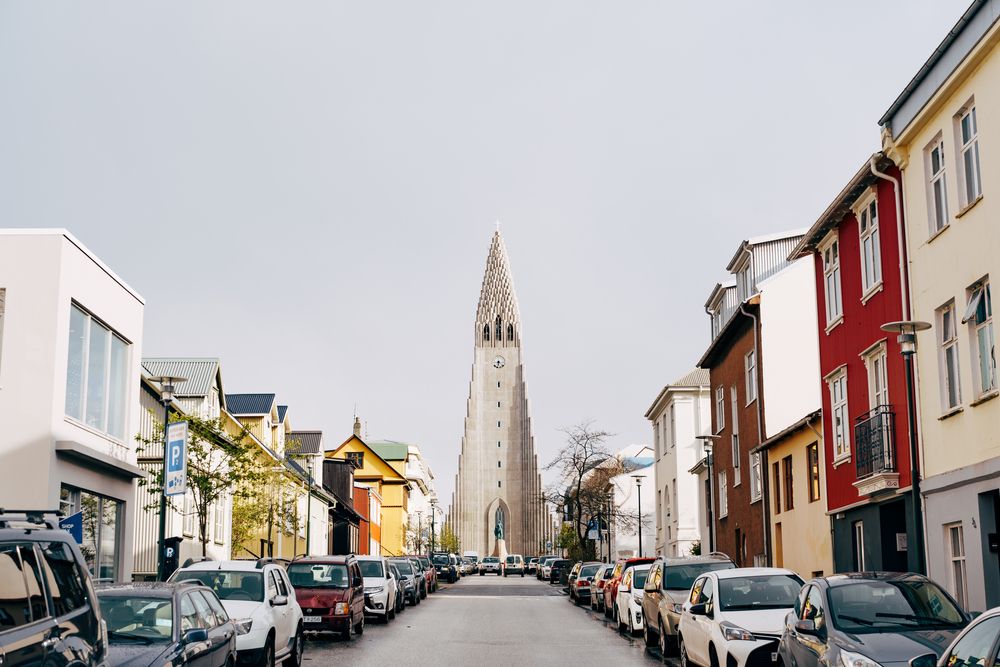 Hallgrimskirkja is a Lutheran church in Reykjavik, the capital of Iceland