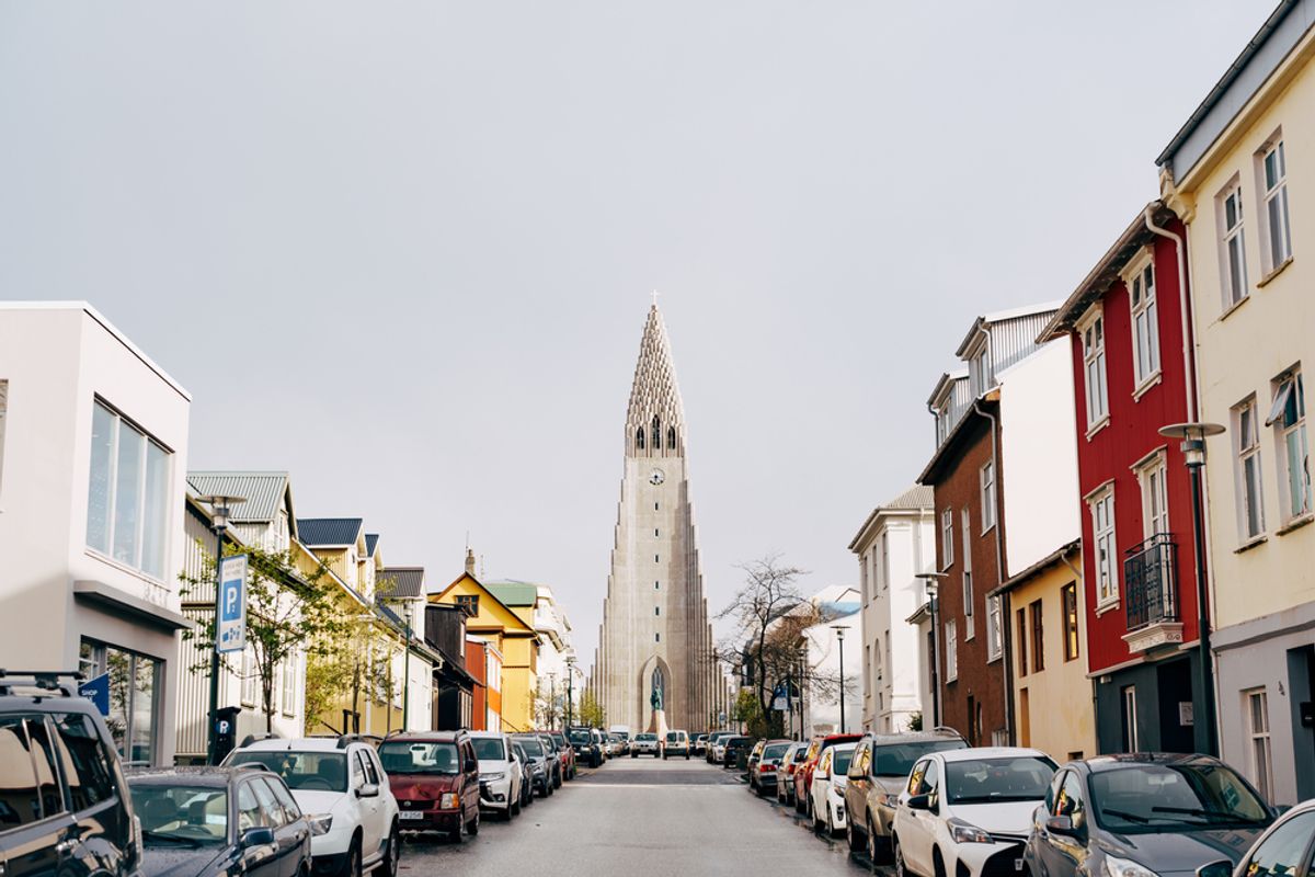 Hallgrimskirkja is a Lutheran church in Reykjavik, the capital of Iceland