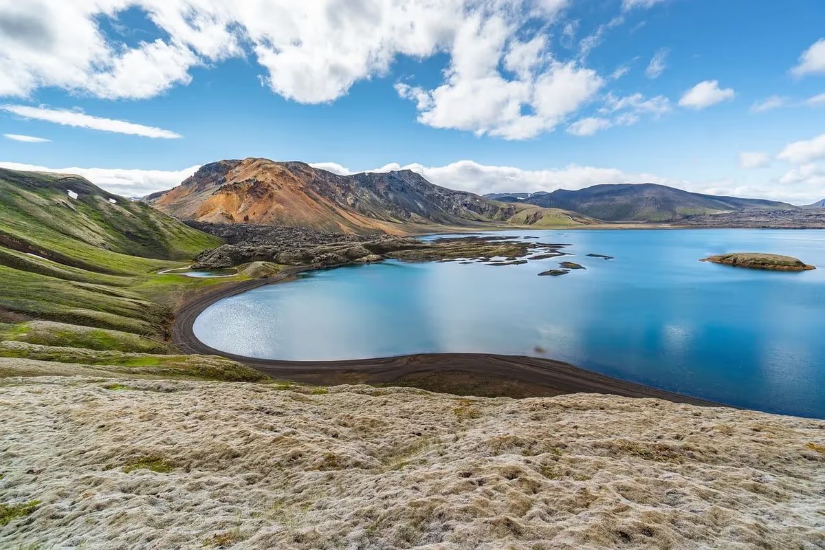 Lake Myvatn in North Iceland