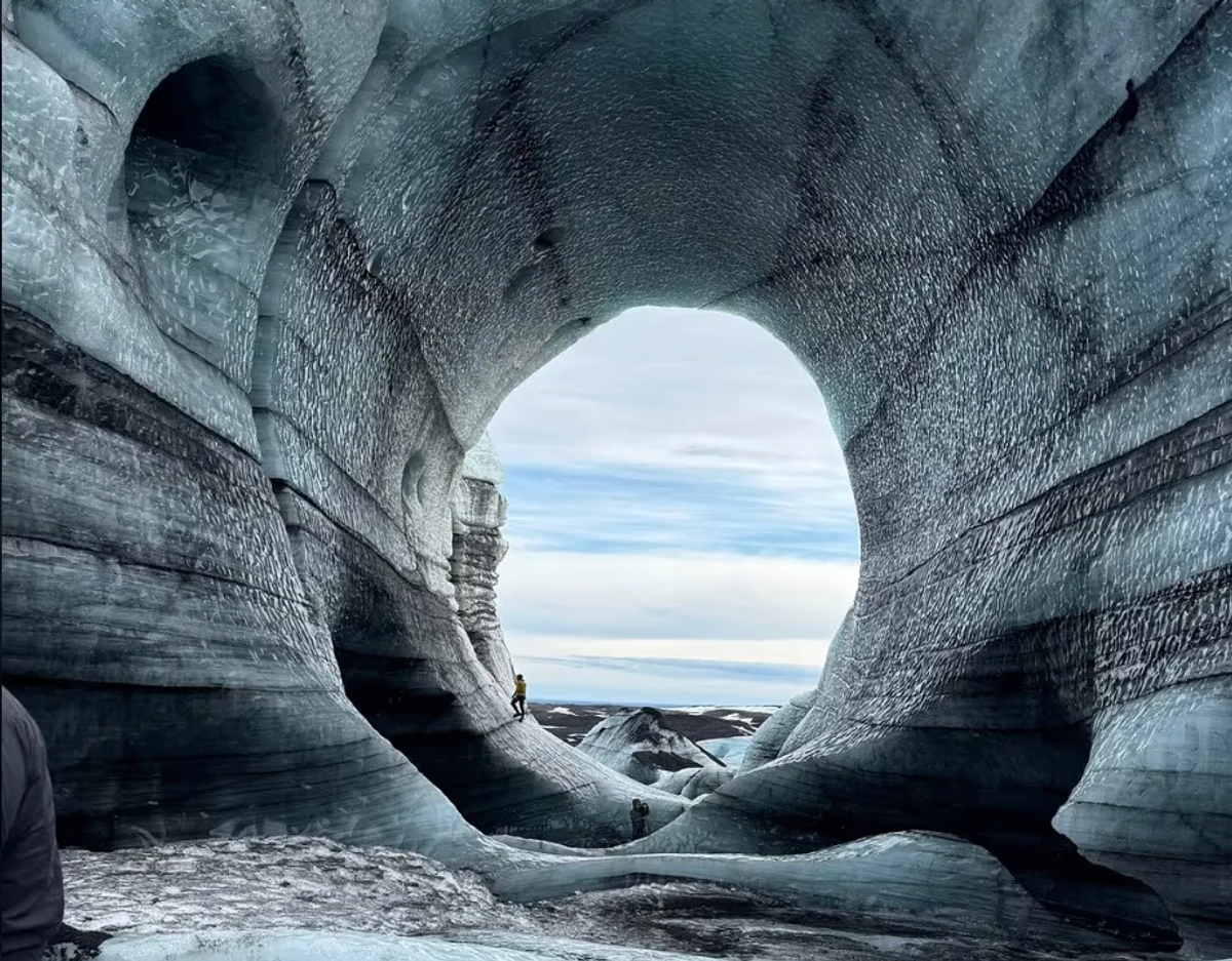 Ice cave tour