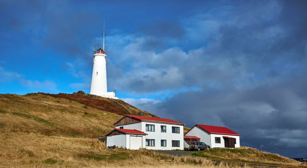 Reykjanesviti lighthouse in iceland