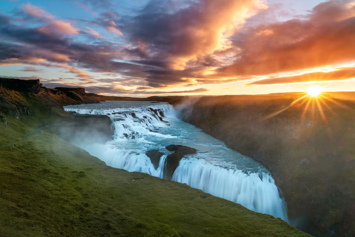 Gullfoss Waterfall