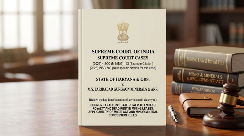 State of Haryana & Ors. v. M/s. Faridabad Gurgaon Minerals & Anr.
