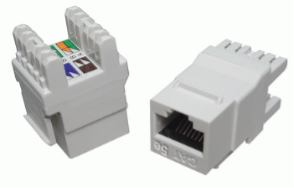 Cat.5e 180° Quick Solution - Keystone Jack