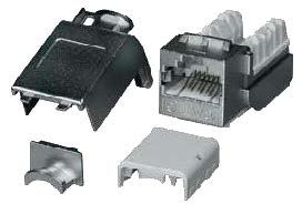 Cat.6A 90° S/FTP Quick Solution - Keystone Jack