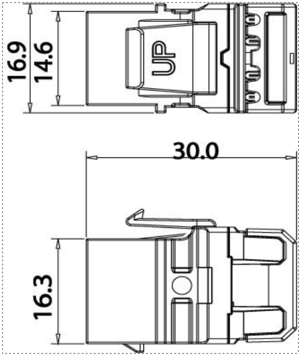 Cat.5e 180° Quick Solution - Keystone Jack thumbnail 2