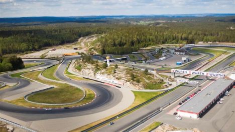 Oversiktsbilde Rudskogen Raceway. Foto: Thomas Engeset