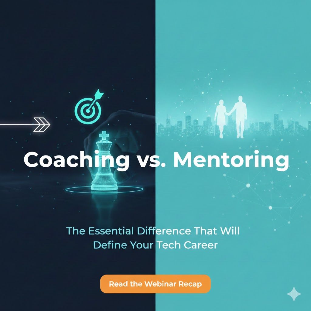 Coaching vs. Mentoring: Unlock the Essential Difference That Will Define Your Tech Career Path