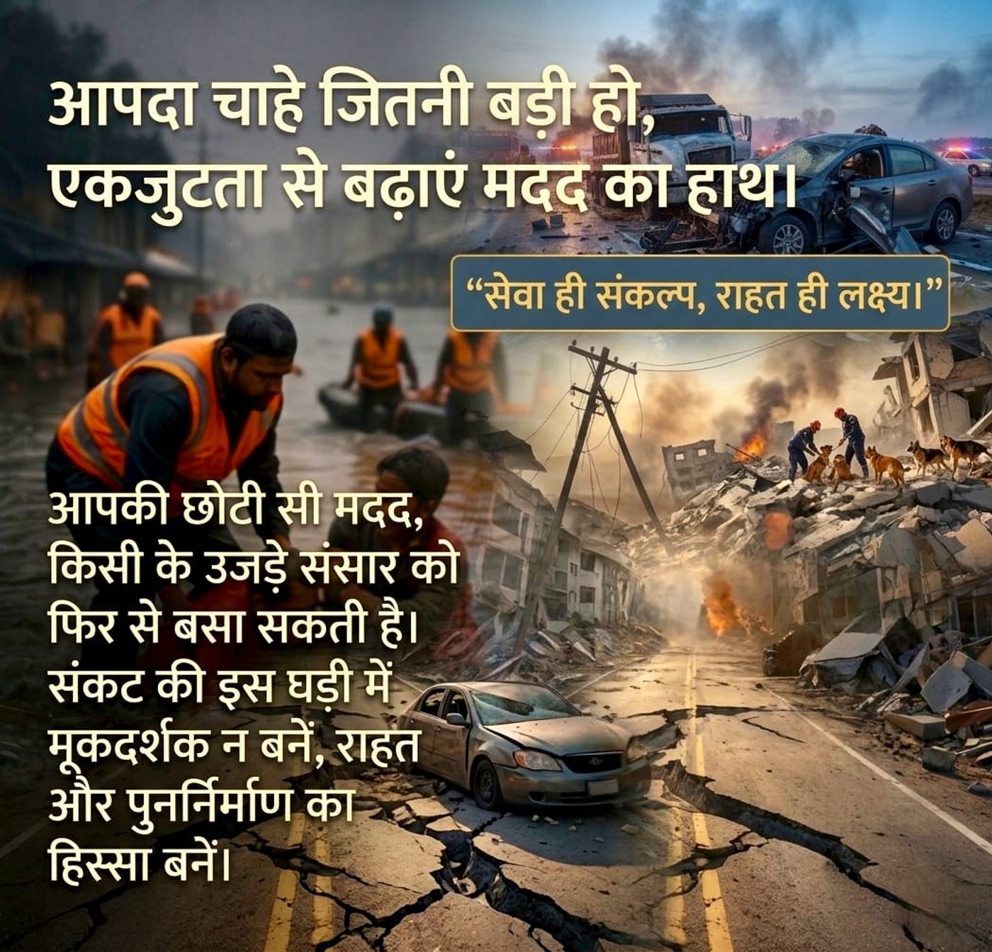 आपदा राहत एवं मानव सहायता अभियान