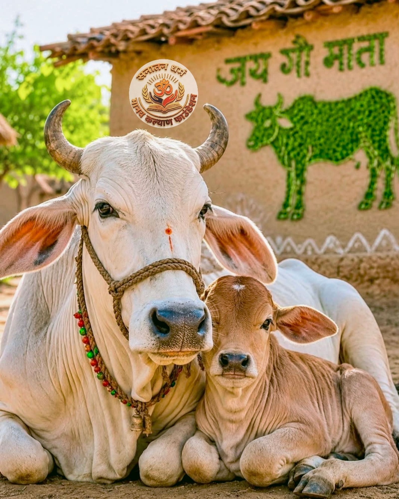 Shelter & care for 1,200 rescued cows at Mathura Gaushala