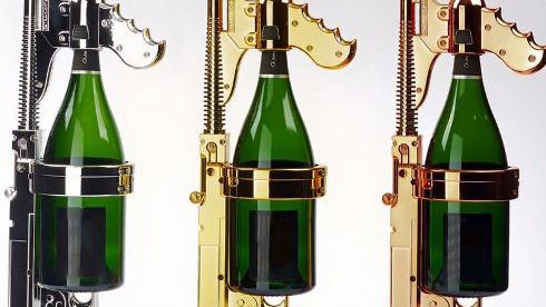 Humanity just hit a low point. We bring you the Champagne gun