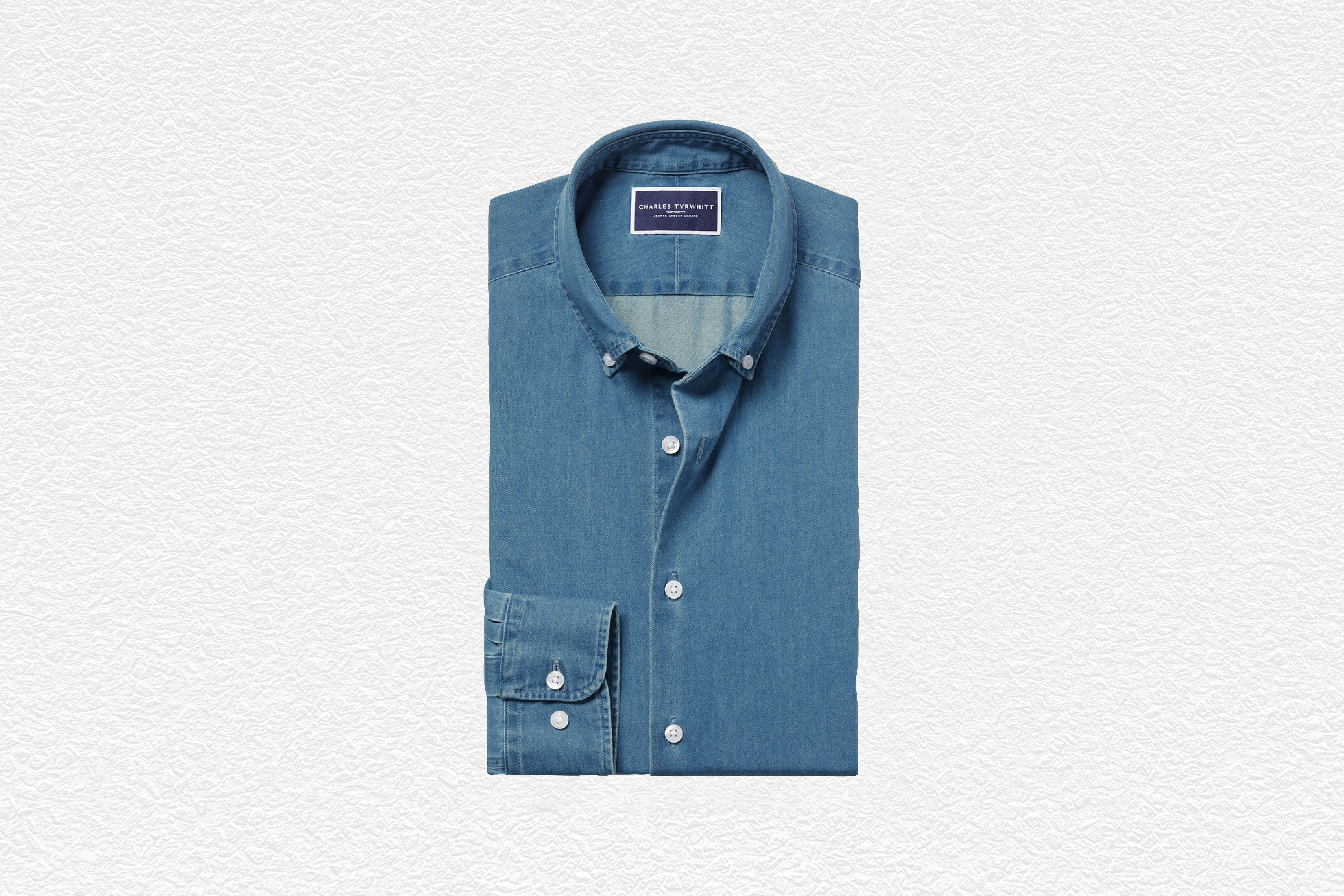 Ocean Blue Denim Shirt