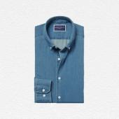 Ocean Blue Denim Shirt