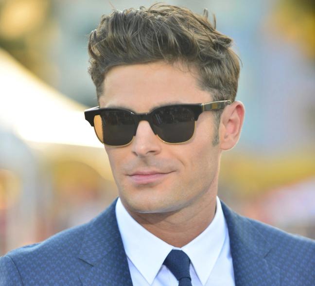 Zac Efron 2017 Baywatch premier wearing sunglasses