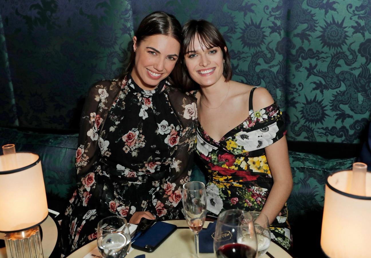 Amber Le Bon and Sam Rollinson