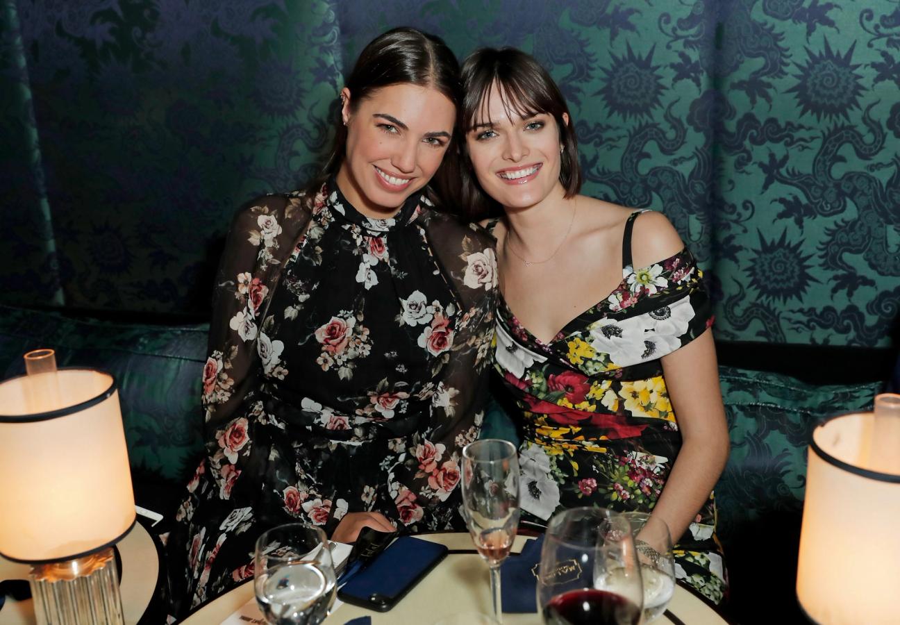 Amber Le Bon and Sam Rollinson