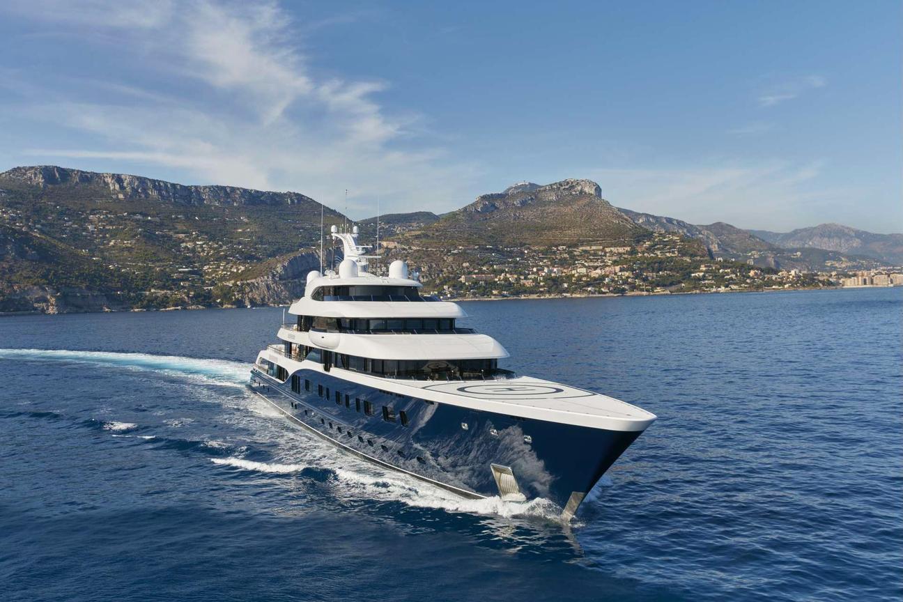 millionaire on a yacht
