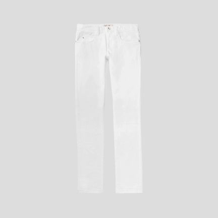 Loro Piana Slim-Fit White Jeans