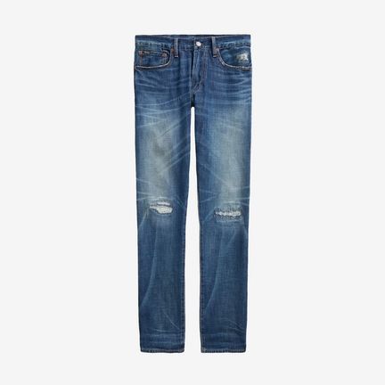 Ralph Lauren Sullivan Slim Distressed Jeans