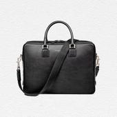Mount Street Leather Laptop Briefcase