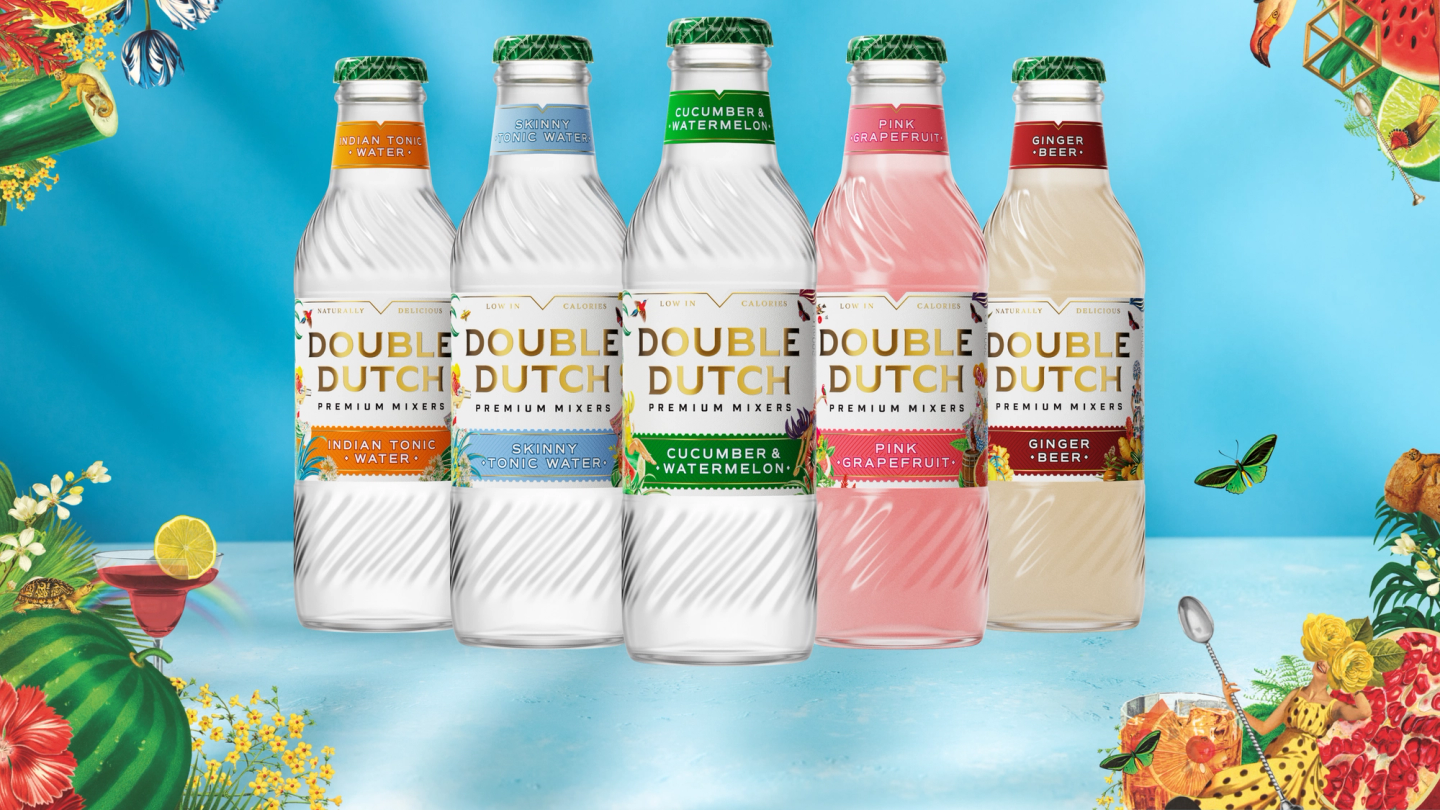Premium mixers brand Double Dutch celebrates 10 years with a fresh look