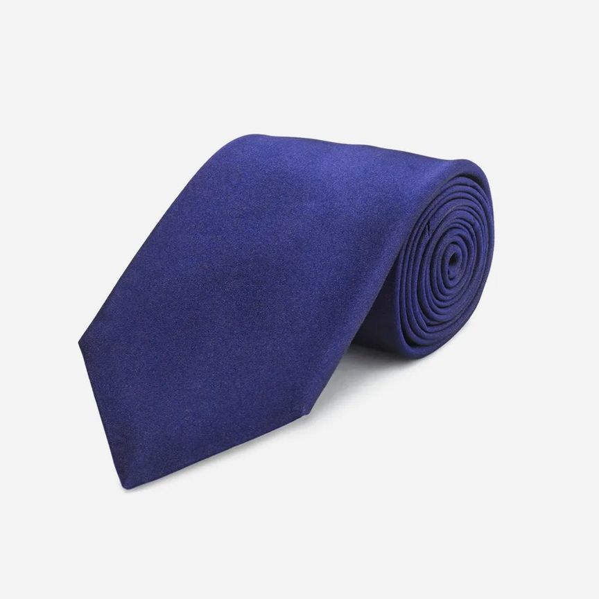 wool tie with suit