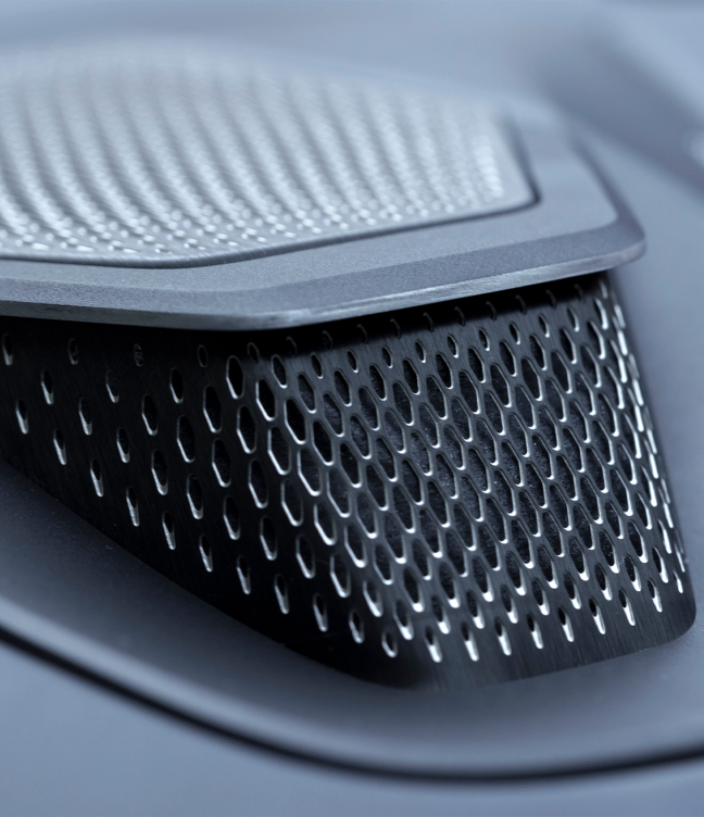 Vent of an Aston Martin DB12
