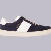Paul Smith Dark Navy Suede Levon Trainers