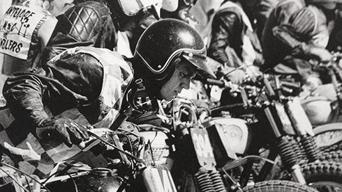 The Steve McQueen Triumph Bonneville motorcycle