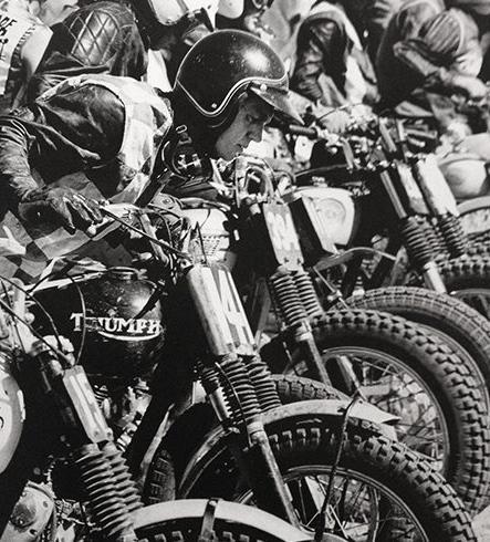 The Steve McQueen Triumph Bonneville motorcycle