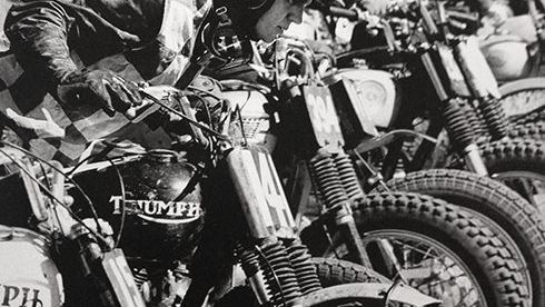 The Steve McQueen Triumph Bonneville motorcycle