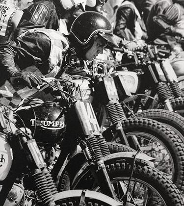 The Steve McQueen Triumph Bonneville motorcycle
