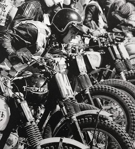 The Steve McQueen Triumph Bonneville motorcycle