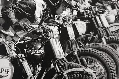 The Steve McQueen Triumph Bonneville motorcycle