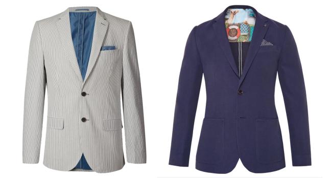 M&S blazer and Ted Baker blazer