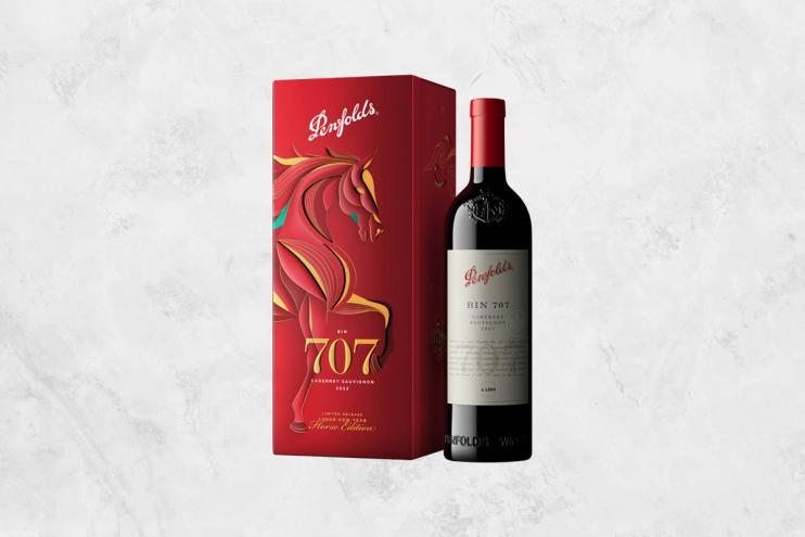 Bin 707 Cabernet Sauvignon 2023, caja de regalo del Año Nuevo Lunar