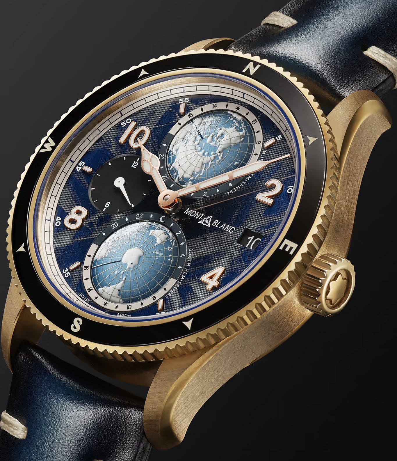 Montblanc 1858 Geosphere 0 Oxygen Automatic GMT 42mm