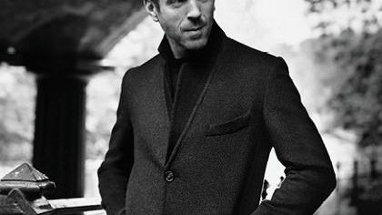 Damian Lewis takes centre stage for Aquascutum