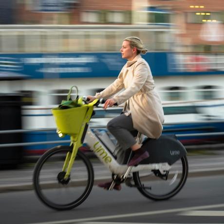 Ride a Lime Bike very quickly