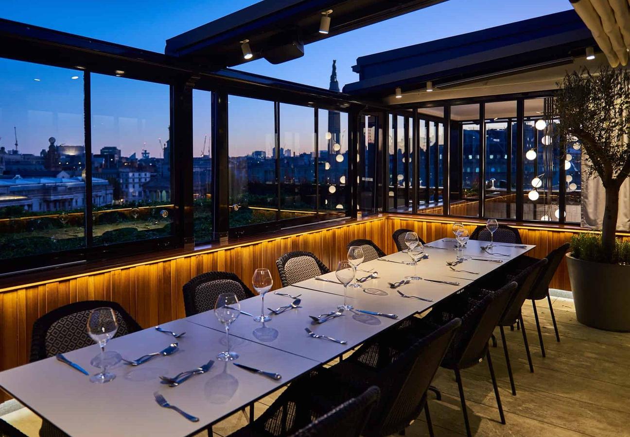 best restaurants outdoor seating london rooftop st james trafalgar