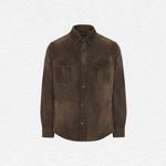 Brioni Cashmere Suede Vagabond Overshirt