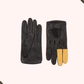 Connolly + Goodwood Leather Driving Gloves