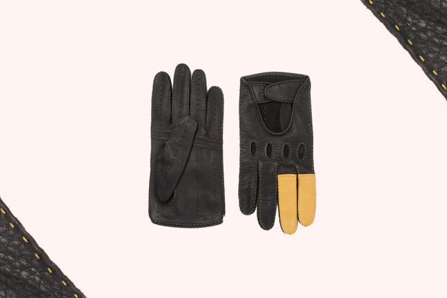 Connolly + Goodwood Leather Driving Gloves