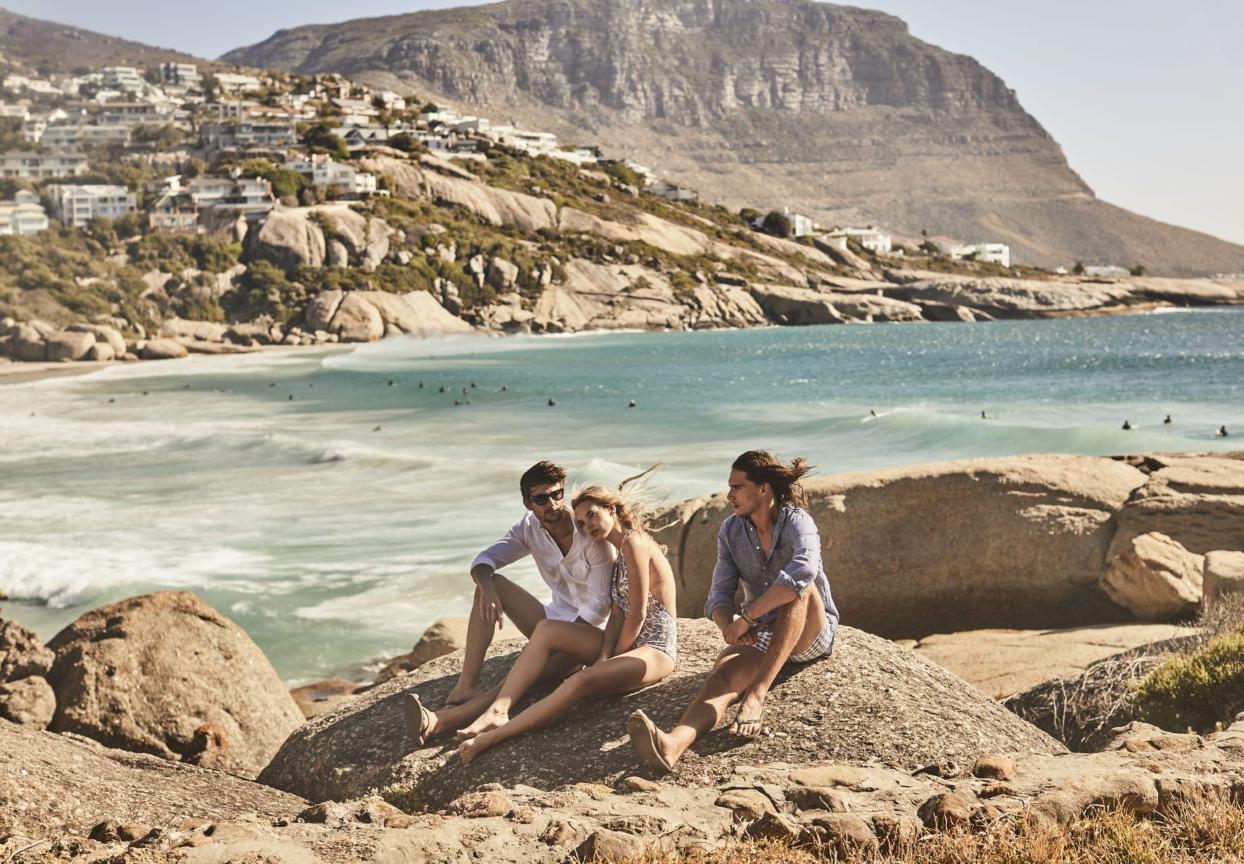 people on a beach