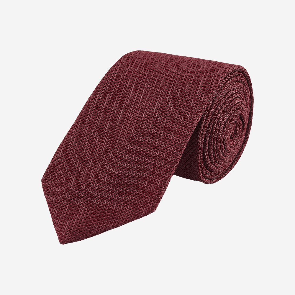 New & Lingwood Burgundy Tie