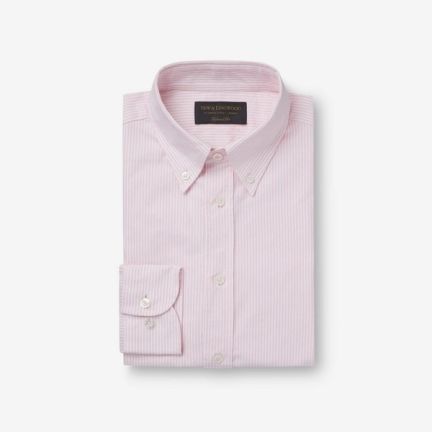 New & Lingwood Button-Collar Shirt