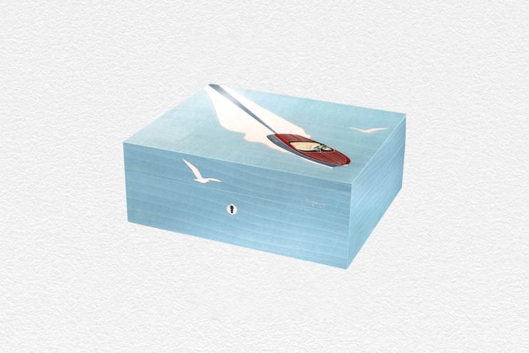 Riviera Marquetry Humidor